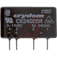 Sensata / Crydom Relay; 0.06 To 5 A (RMS); 12 To 280 V (RMS) @ 47 To 63 Hz; 600 Vpeak; PC; 80 De