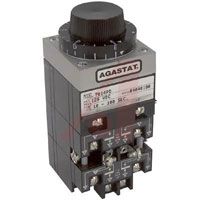 TE Connectivity Relay, Timing; 125 VDC; 4DPT; Industrial Electroneumatic; On-Delay; 60 Hz