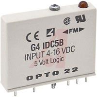 Opto 22 Module, DC Input; 4 To 16 VDC; 45 MA (Max.); 0.05 Ms; 0.1 Ms; 5 VDC; 0 DegC