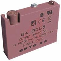 Opto 22 Module, Digital Output; G4; 5-60 VDC Output; 3 A @ 45 Deg C; 4000 VRMS Isolation