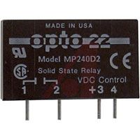 Opto 22 Relay; 2 A (Nom.); 240 VAC; 5 MA (Max.) Off-State; Solid State