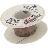 Alpha Wire Wire, Hook-Up; 30 AWG; Solid; 0.006 In.; 0.022 In.; -60 DegC; 250 V; Brown