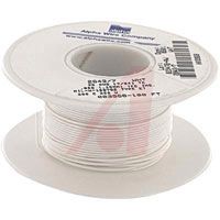 Alpha Wire Wire, Hook-Up; 26 AWG; 7/34; 0.006 In.; 0.031 In.; -60 DegC; 250 V; White