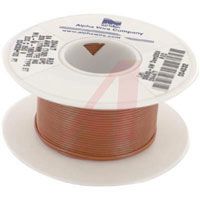 Alpha Wire Wire, Hook-Up; 24 AWG; 7/32; 0.006 In.; 0.036 In.; -60 DegC; 250 V; Red