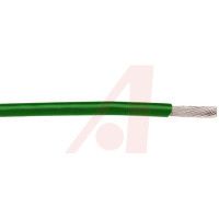 Alpha Wire Wire, Hook-Up; 24 AWG; 19/36; 0.006 In.; 0.037 In.; -60 DegC; 250 V; Green