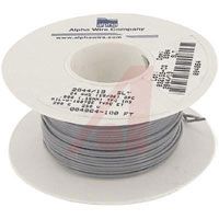 Alpha Wire Wire, Hook-Up; 24 AWG; 19/36; 0.006 In.; 0.037 In.; -60 DegC; 250 V; Slate