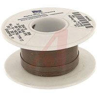 Alpha Wire Wire, Hook-Up; 24 AWG; 19/36; 0.006 In.; 0.037 In.; -60 DegC; 250 V; Brown