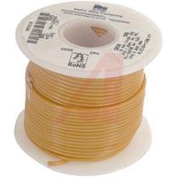 Alpha Wire Wire, Hook-Up; 16 AWG; 19/29; 0.010 In.; 0.077 In.; -60 DegC; 600 V; Orange