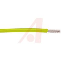 Alpha Wire Wire, Hook-Up; 24 AWG; 19/36; 0.014 In.; 0.052 In.; -60 DegC; Yellow