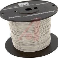 Alpha Wire Wire, Hook-Up; 22 AWG; 7/30; 0.016 In.; 0.065 In.; -40 DegC; 300 V; White