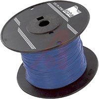 Alpha Wire Wire, Hook-Up; 22 AWG; 7/30; 0.016 In.; 0.065 In.; -40 DegC; 300 V; Blue