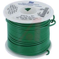 Alpha Wire Wire, Hook-Up; 16 AWG; Solid; 0.016 In.; 0.095 In.; -40 DegC; 300 V; Green
