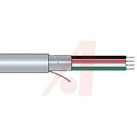 Alpha Wire Cable, Shielded; 12; 22 AWG; 7 X 30; 0.28 In.; 0.010 In.; 0.032 In.; PVC; 75 De