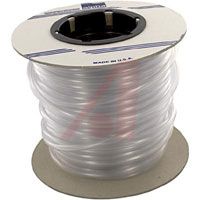 Alpha Wire Tubing, PVC; PVC; 0.186 In.; 0.02 In.; Clear; -20 DegC; ? DegC; 1800 PSI