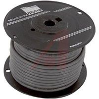 Alpha Wire Cable, Shielded; 6; 22 AWG; 7 X 30; 0.245 In.; 0.010 In.; 0.032 In.; PVC; 80 De