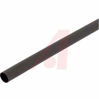 Alpha Wire Tubing, Heat Shrink; 1/4 In.; 0.025 In.; 2 To 1 @ 121 DegC; -55 To ? DegC; Blac