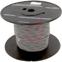 Alpha Wire Cable, Shielded; 2; 22 AWG; 7 X 30; 0.17 In.; 0.016 In.; 0.020 In.; PVC; DegC