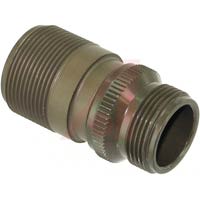 Amphenol Industrial Connector Comp,shell Only,metal Circular,cable Recept,solid Bkshl,size 16,olive