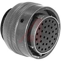 Amphenol Connector,metal Circular,str Plug W/cable Clamp,size 8,2 #20 Solder Socket Cont