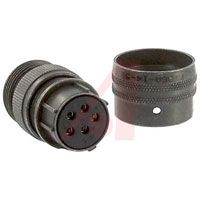 Amphenol Socapex Connector,metal Circular,straight Plug,size 14,5 #16 Solder Socket Contact