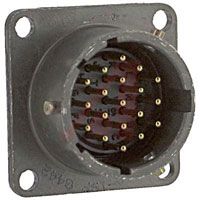 Amphenol Socapex Connector,metal Circular,box Mounting Receptacle,size 14,19 #20 Solder Pin Cont