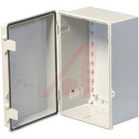 Bud Enclosure; ABS/PC Blended Plastic; Polyurethane Gasket; Light Gray; NEMA1,2,4,4X