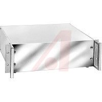 Bud Chassis; 0.125 In. Aluminum; 12.750 In.; White; Rack Mount; VALUE/LINE Series