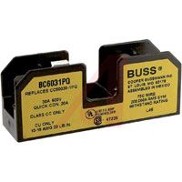 Cooper Bussmann Fuseblock; 600 V; 1/10 To 30 A; 1; 0.765; #10 To #14; Thermoplastic; Bronze; 94