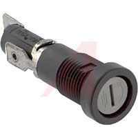 Eaton FUSEHOLDER, PANEL MOUNT, WITH SCREWDRIVER SLOT, FOR 1/4 X 1/4 INCH FUSE, BULK
