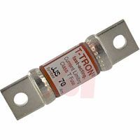Eaton Bussmann Series Fuse, Class T; Fast Acting; 70 A; 600 VAC; 0.75 In. 0.04; 2.95 In. 0.04