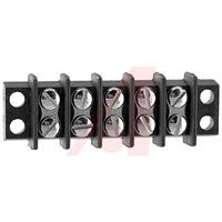 Cinch Connectors Connector,barrier Terminal Block,double Row,5 Terminals,rated 15 Amp,250 Volts