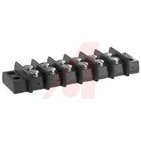 Cinch Connector,barrier Terminal Block,double Row,6 Terminals,rated 15 Amp,250 Volts