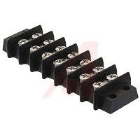 Cinch Connectors Connector,barrier Terminal Block,double Row,7 Terminals,rated 20 Amp,250 Volts