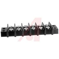 Cinch Connectors Connector,barrier Terminal Block,double Row,6 Terminals,rated 30 Amp,250 Volts