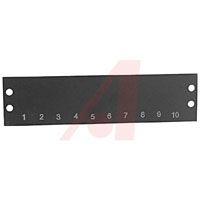 Cinch Connectors Connector Accessory,marker Strip For 10 Terminal Barrier Term Block,series 141