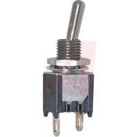 TE Connectivity Tiny Toggle Switch, Wire Lug, Round Actuator, On-None-Off, SPST