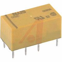 Panasonic Relay; 2 A AC/DC (Switching),3 A AC/DC (Carrying); Amber Sealed Type; 2 Form C