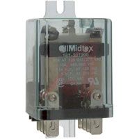 TE Connectivity Relay; 20 A; 120 VAC; 2 Form C, DPDT, 2 C/O; 1700 Ohms; Panel; Power