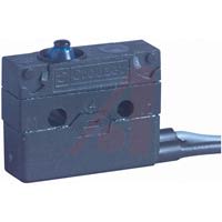 Crouzet SWITCH, SEALED SUBMINIATURE,0.50 METER WIRE OUTPUT-RIGHT, PIN PLUNGER,SPDT,6AMP