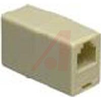GC Electronics INCLINE COUPLER, 8 CONDUCTOR, STRAIGHT THRU WIRING, IVORY