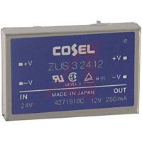 Cosel Power Supply; 12 V; 0.6 A; 18 To 36 VDC; 0.167 A (Typ.); -20 DegC; 71 DegC