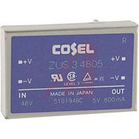 Cosel Power Supply; 5 V; 0.6 A; 36 To 72 VDC; 0.088 A (Typ.); -20 DegC; 71 DegC