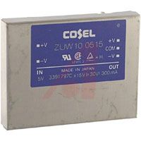 Cosel Converter, DC-DC; 4.5 To 9 VDC; 2.40 A (Typ.); 75 MV (Max.); 750 MV (Max.)
