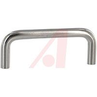 Hammond Handle; Steel; Round; 0.75 In.; 0.187 In.; 4-40; 0.25 In.; Chrome; 1.75 In.