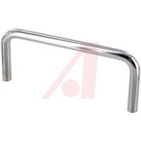 Hammond Handle; Chrome Plated Steel; Round; 3.5 In.; 1.5 In.; 0.25 In.; 8-32; 0.562 In.