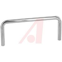 Hammond Handle; Steel; Round; 1.75 In.; 0.25 In.; 8-32; 0.562 In.; Chrome; 4 In.