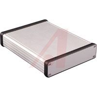 Hammond EXTRUDED ALUMINUM CASE, CLEAR ANODIZED, 6.3 X 4.74 X 1.2