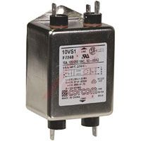 TE Connectivity Filter, RFI; 10 A; 2250 VDC (Line-to-Ground), 1450 VDC (Line-to-Line); S Series