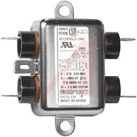 TE Connectivity Filter, RFI; 5 A; 2250 VDC (Line-to-Ground), 1450 VDC (Line-to-Line)