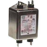 TE Connectivity Filter, RFI; 6 A; 2250 VDC (Line-to-Ground), 1450 VDC (Line-to-Line); S Series